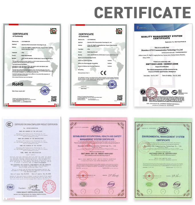 Verstärker-Mobilfunknetz-Signal-Verstärker 70dBi 800MHz Lte 4g Verstärker- 14