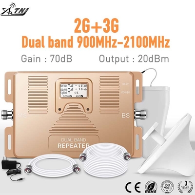 kaufen 70dB signal-Zusatzhandy-Verstärker des Gewinn-2G 3G Doppelband Online-Fertigung