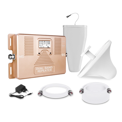 kaufen Abdeckung Dual-Band Signal Booster 800 / 1800MHz Mobilfunk 2G 4G LTE Repeater Verstärker Online-Fertigung