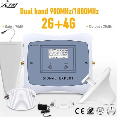 kaufen 70dB Doppelbandsignal-Verstärker des verstärker-900MHz 1800MHz 4G G/M LTE Online-Fertigung