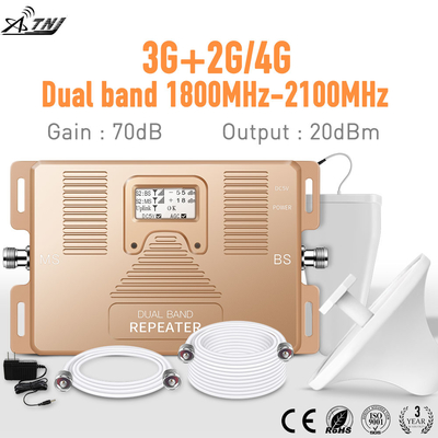 kaufen Doppelbandverstärker 2G 3G 4G des signal-70dB Online-Fertigung