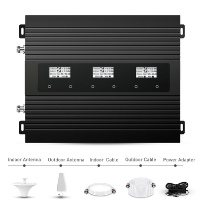 Guter Preis Band-Handy-Signal-Verstärker 800MHz 900MHz 1800MHz des Gewinn-80dB multi Online