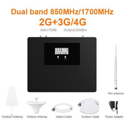 signal-Zusatzmobiltelefon-Verstärker 850MHz 1700MHz Doppelband