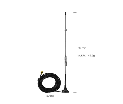 800MHz 2700MHz Kabel des Signal-Zusatzantennen-externes Frühlings-RG174