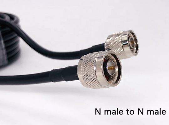 Dämpfungsärmer Mann des 5m Signal-Zusatzkoaxialkabel-N zu männlichem Verbindungsstück N